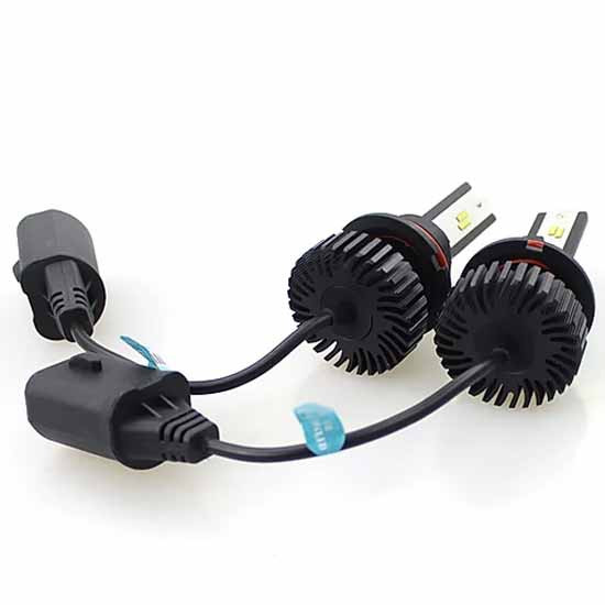 9007 Platinum 6000 Lumen LED Headlight Bulbs, By Haizer