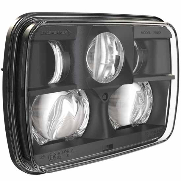 Model 8900 Evolution 2 LED Headlight W/ Black Inner Bezel And Clear Outer Lens