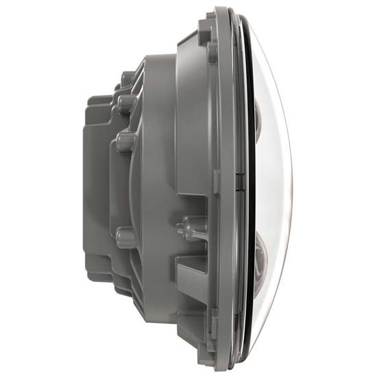 7 Inch Round 8700 Evolution 2 Dual Burn LED Headlight W/ Chrome Inner Bezel