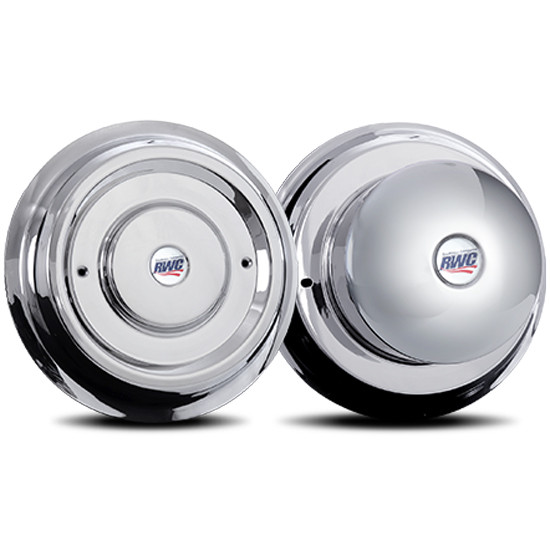 22.5 Inch Front Cover-Up Hub Covers For Stud Piloted Wheels