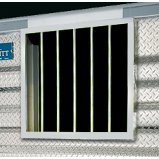 Merritt Aluminum 22 X 25 Inch Jail Bar Window For Cab Rack