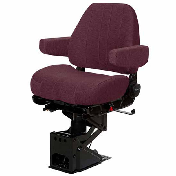 Cajun Red Mordura Cloth Captain Air Low Back Seat Standard Base W/ Arm Rest, Air Lumbar Support, Back Cycler, W/O Back Cycler, & Bellows Cajun Red Mordura Cloth Captain Air Low Back Seat Standard Base W/ Arm Rest, Air Lumbar Support, Back Cycler, W/O Back Cycler, & Bellows
