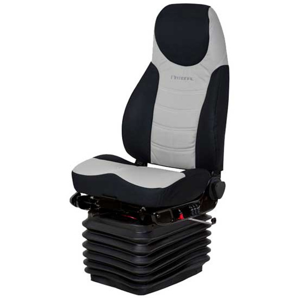 Raven Wing Black & Gray 2 Tone Ultraleather Corsair Air High Back Seat Standard Base W/ Air Lumbar Support, Bellows, Heat, & W/O Arm Rests & Back Cycler Raven Wing Black & Gray 2 Tone Ultraleather Corsair Air High Back Seat Standard Base W/ Air Lumbar Support, Bellows, Heat, & W/O Arm Rests & Back Cycler