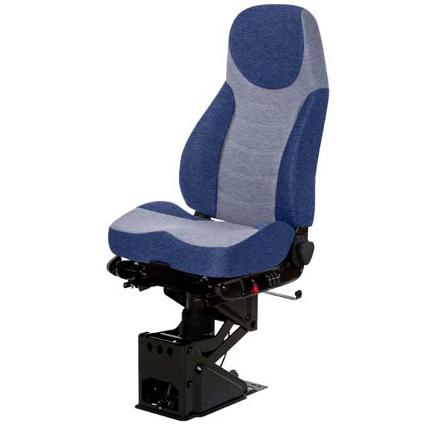 Orient Blue & Waterfall Gray 2 Tone Mordura Cloth Corsair Air High Back Seat Standard Base W/ Standard Damper, & W/O Arm Rests & Back Cycler