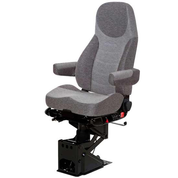Charcoal Gray & Slate Dust Gray 2 Tone Mordura Cloth Corsair Air High Back Seat Standard Base W/ Backcycler, Arm Rests, Air Lumbar Support