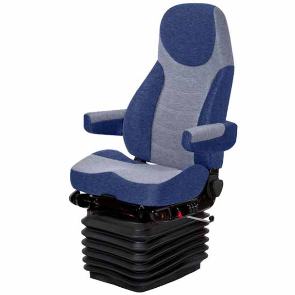 Orient Blue & Waterfall Gray 2 Tone Mordura Cloth Corsair Air High Back Seat Standard Base W/ Air Lumbar Support, Arm Rests, Heat, Bellows, & W/O Back Cycler Orient Blue & Waterfall Gray 2 Tone Mordura Cloth Corsair Air High Back Seat Standard Base W/ Air Lumbar Support, Arm Rests, Heat, Bellows, & W/O Back Cycler
