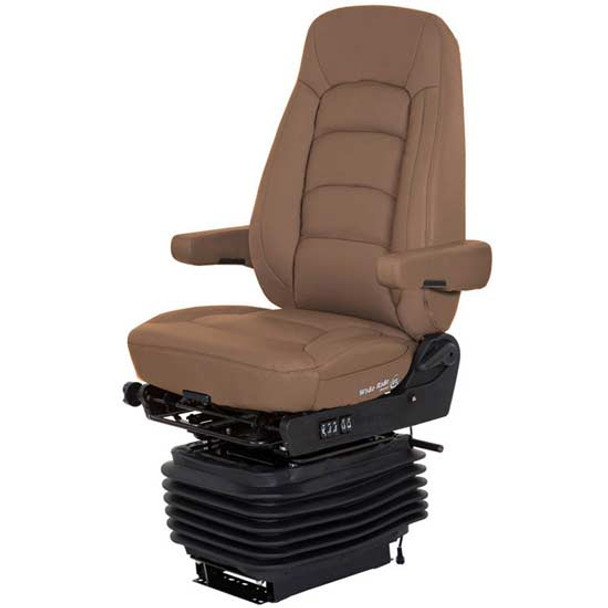 Bostrom Wide Ride II Plus Serta Standard Base High Back Seat W/ Armrests, passenger Side Swivel - Tan UltraLeather Bostrom Wide Ride II Plus Serta Standard Base High Back Seat W/ Armrests, passenger Side Swivel - Tan UltraLeather