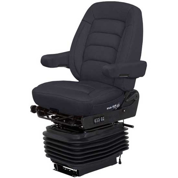 Bostrom Black Titan Cloth Wide Ride +Serta HiPro Suspension Mid Back Seat W/ Armrests Bostrom Black Titan Cloth Wide Ride +Serta HiPro Suspension Mid Back Seat W/ Armrests