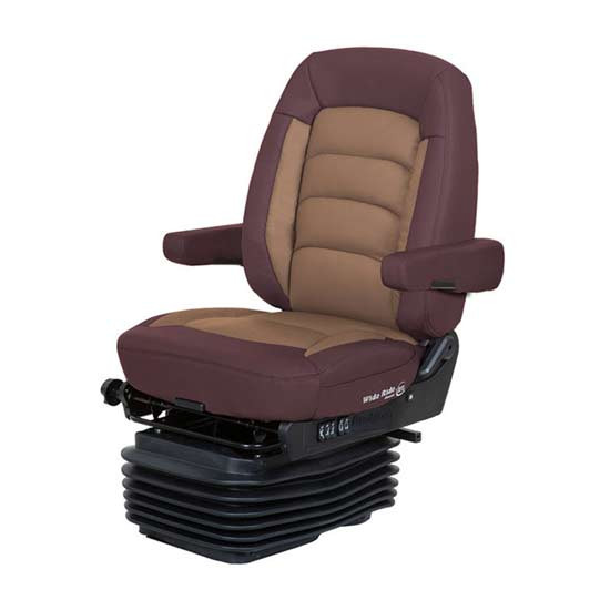 Bostrom Semi-Truck Seat - Wide Ride II Plus Serta Standard Base