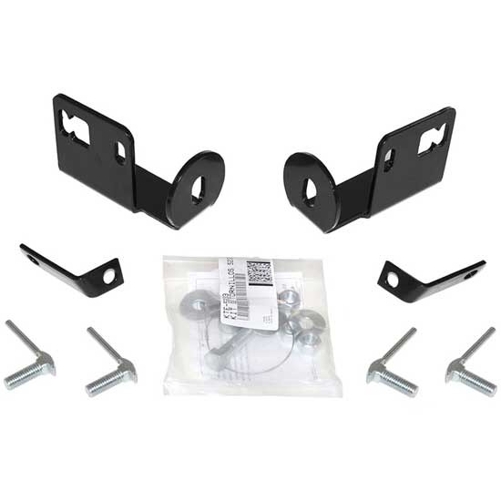 Black Steel Bull Bar Brackets For GMC Sierra, Chevrolet Avalanche, Silverado, Suburban & Tahoe