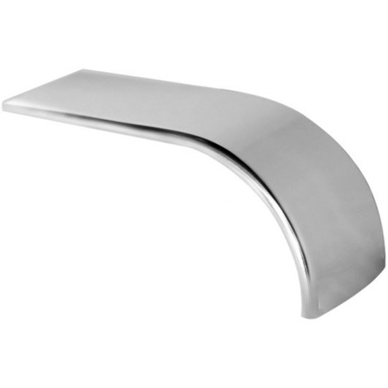 Merritt 304 Stainless Steel Half Fender 29 X 25 X 52 Inch
