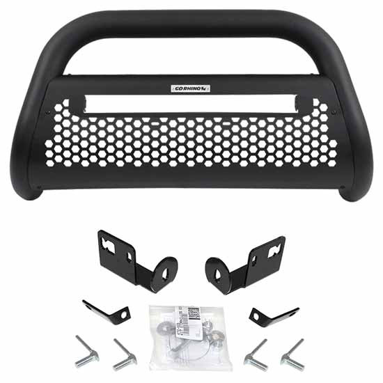 Textured Black Steel Light Ready Bull Bar For Dodge Ram 1500, 1500 Classic 2009-2019