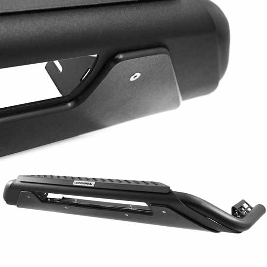 Go Rhino RC3 LR Skid Plate W/ LED Light Mount & Center Step For 2015 - 2019 Chevrolet Silverado 2500HD, 3500HD