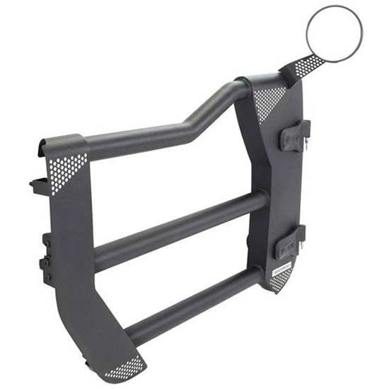 Go Rhino Black Steel Front Trailline Front Tube Doors For Jeep Wrangler 2007 - 2017