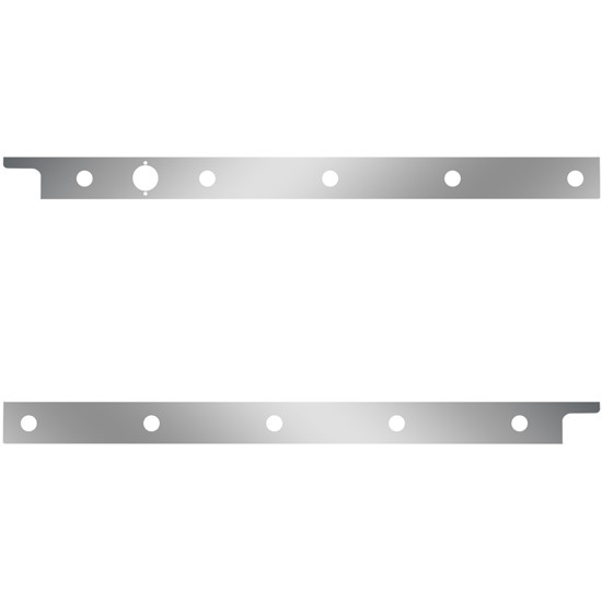 Cab Panels W/ 10 - 3/4 Inch Light Holes, Block Heater Plug For Peterbilt 567, 579 W/ Cab-Mount Exhaust