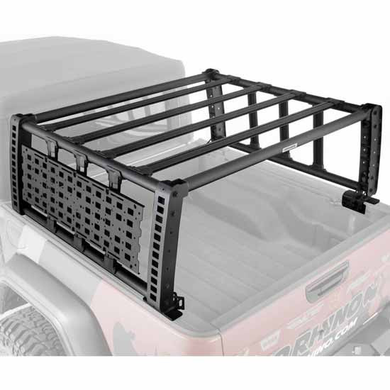 Go Rhino Black Aluminum Overland Xtreme Bed Rack - Full Size