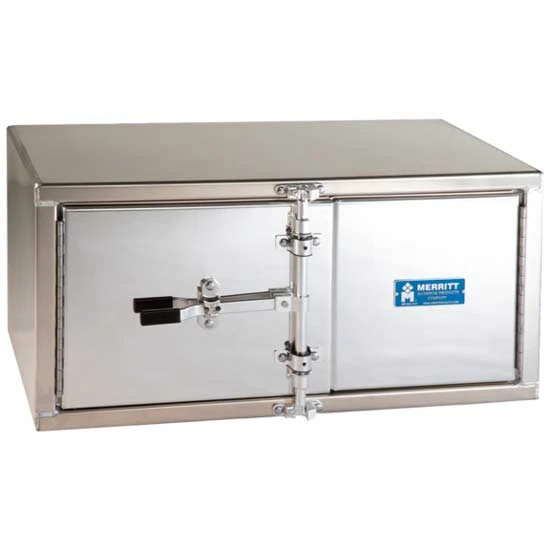 Merritt Cam Lock Box - Smooth Aluminum Double Door 24 X 24 X 60 Inch