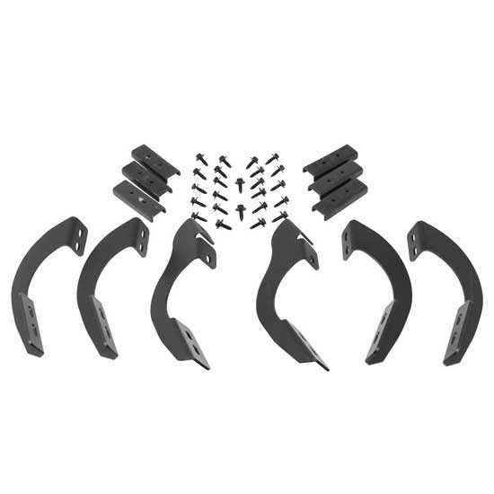Go Rhino Steel Black Mounting Brackets For Running Boards For Toyota 4 Runner SR5 Sport Utility W/ 4 Doors