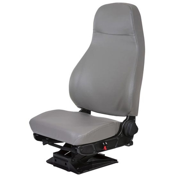 National Ensign Air High Back  Seat Low Base -  Opal Gray Vinyl National Ensign Air High Back  Seat Low Base -  Opal Gray Vinyl