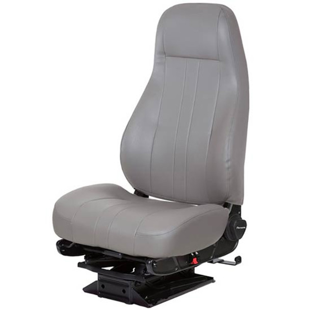 National Semi-Truck Seat - Captain Lo Low Base High Back Air Suspension - Opal Gray Vinyl National Semi-Truck Seat - Captain Lo Low Base High Back Air Suspension - Opal Gray Vinyl