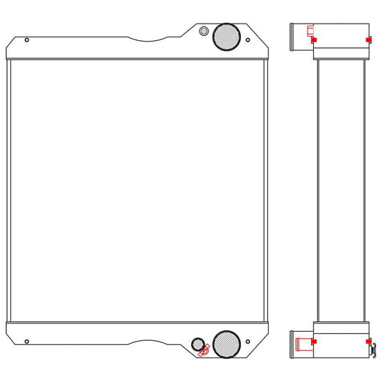 BESTfit New Holland B95 Backhoe Loader Radiator
