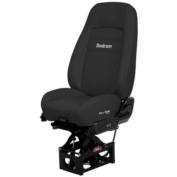 Bostrom Black Ultra-Leather Pro Ride Hipro Base High Back Seat Bostrom Black Ultra-Leather Pro Ride Hipro Base High Back Seat