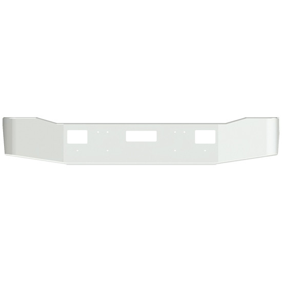 16 Inch Gullwing End Bumper W/ Mounting, Standard Step & Tow/Hitch Holes For Freightliner FLC112 SFA W/ 2 Inch Break-Back 1986-1995