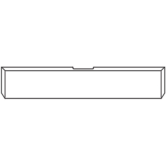 20 Inch Chrome American Eagle Bumper, 10 Gauge W/ UST Mounting Plates For Freightliner Coronado New Style & 122SD