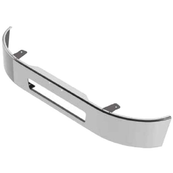 13 Inch Chrome Wrap Around Bumper, 10 Gauge W/ Vent Hole For Freightliner M2-106