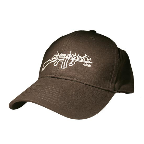 Chrome Shop Mafia Logo Trucker Black Hat