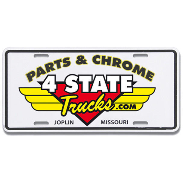 4 State Trucks Embossed License Plate 4 State Trucks Embossed License Plate