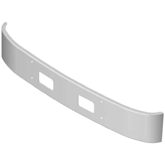 GMC TopKick C5500 & C6500 Factory Style Bumper W/ Tow & Mounting Holes, 14 Inch Chrome