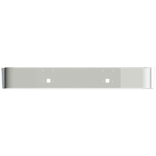 13 Inch Chrome Bumper, 10 Gauge W/ Tow Holes For International 9200 1996-Older