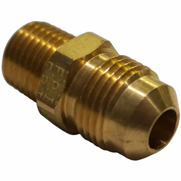 3/8 Inch Brass Flare X 1/4 NPT Male 3/8 Inch Brass Flare X 1/4 NPT Male