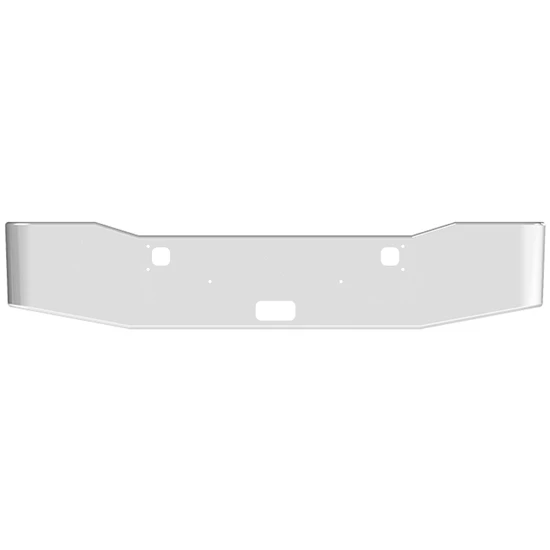 16 Inch Gullwing End Bumper W/ Mounting, Center Tow Top, & Tow/Hitch Holes For Kenworth W900L 1982-2010