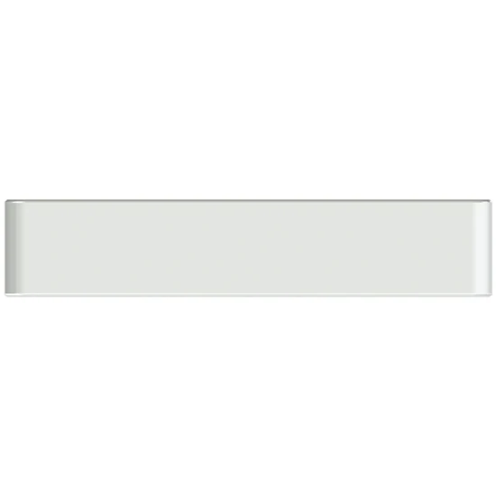 12 Inch Chrome Steel Texas Square Rolled End Bumper Blank
