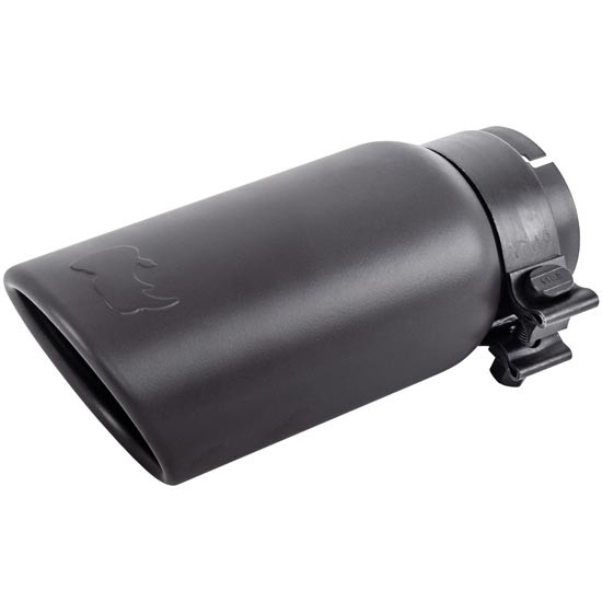 Black Steel Exhaust Tips For 3.5 Inch Diameter Exhaust Tubes