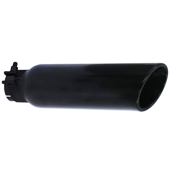 Go Rhino Black Steel Exhaust Tip Clamp On 4 State Trucks