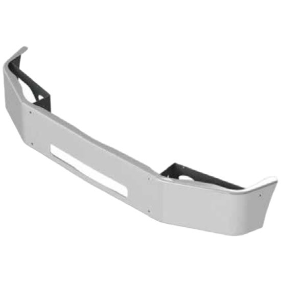 22 Inch Chrome Wrap Around Bumper, 10 Gauge W/ Center Tow Hole For Peterbilt 337 SFA