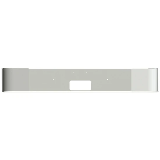 Peterbilt 330 SFA 1998-2005 Bumper, 10 Gauge W/ Center Tow Hole, 13 Inch Chrome