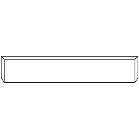 Chrome 20 Inch Mitered Angled End Bumper - Boltless For Peterbilt 365, 367, 388, 389/Glider, 567 & 589 SFA