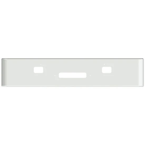 White 18 Inch Texas Bumper W/ Tow & Step Cutouts For Roadboss, Roadcommander 2