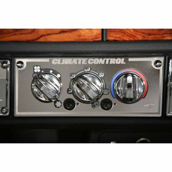 Chrome AC And Heater Control Knobs For Kenworth