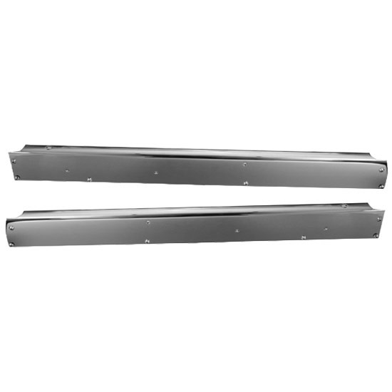Chrome Door Window Sills With Stainless Steel Screws For Peterbilt