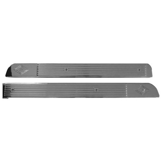 Floor Threshold Plate W/ Straight Line Pattern & Engraved RW