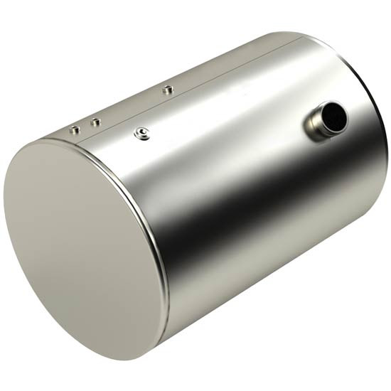 BESTfit Aluminum Fuel Tank 100 Gallon- 26 X 45.5 Inch- Rear Fill  For International 9000 Series