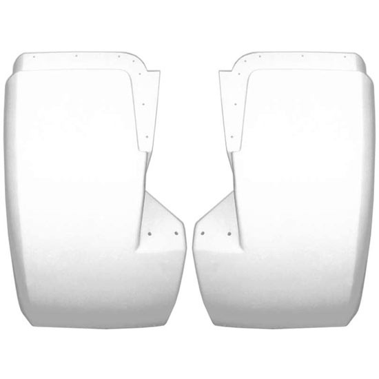 Fiberglass Fender Extension For Kenworth T800 With Flat Windshields W/ Internal Air Cleaner