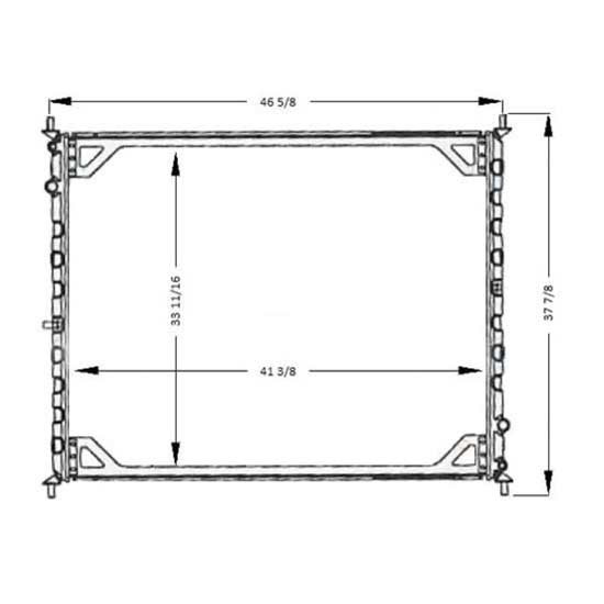 BESTfit Copper Brass Low Temp Radiator W/ Out Oil Cooler Or Frame For International WorkStar, PayStar & 8000