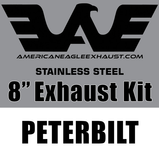 American Eagle Stainless 8 Inch Exhaust Kit With OE Style Elbows For