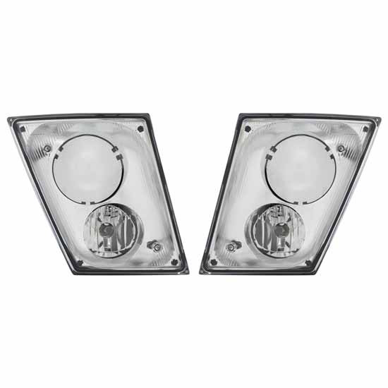 Chrome Fog Light Assembly For Volvo VNL Gen II